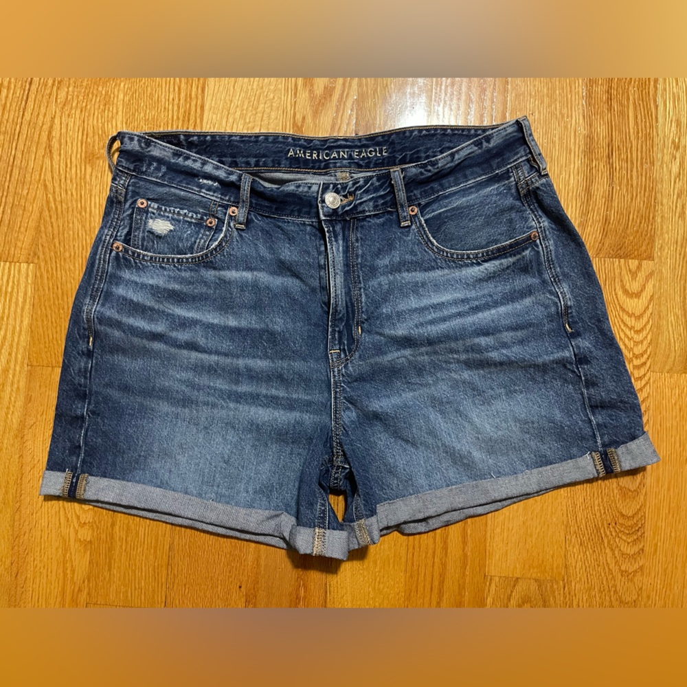 American Eagle denim shorts.
